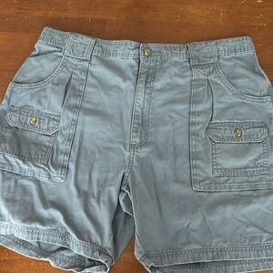 Blue Red Head cargo shorts